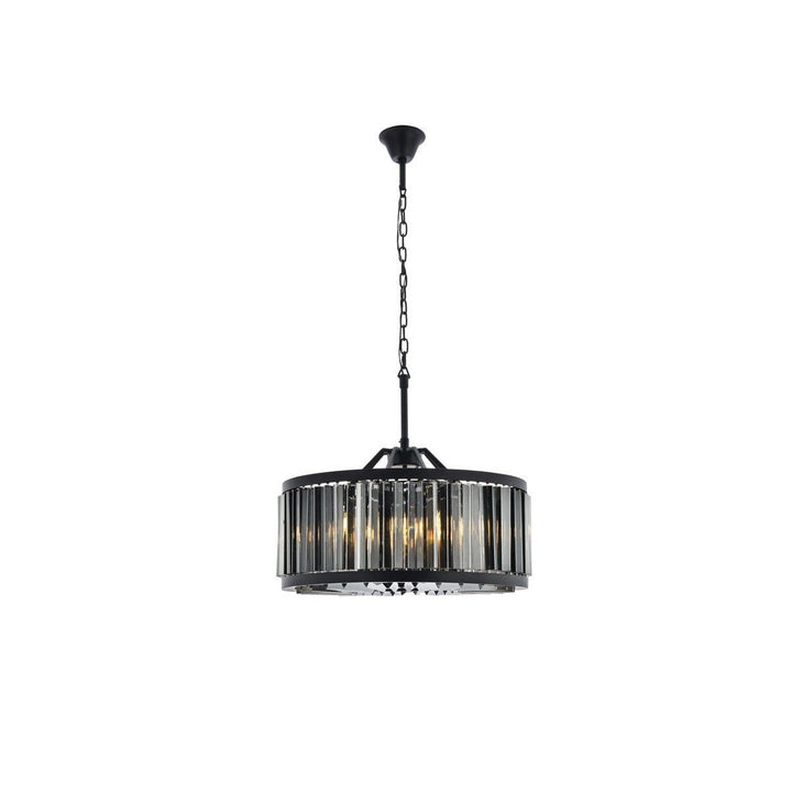 Elegant Chelsea 1203D28MB-SS/RC Pendant Light - Matte Black