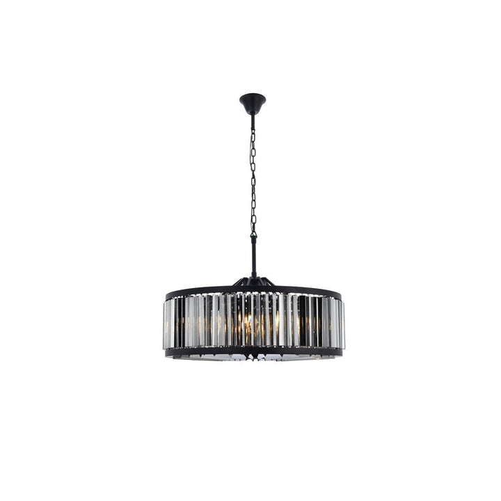 Elegant Chelsea 1203D35MB-SS/RC Chandelier Light - Matte Black