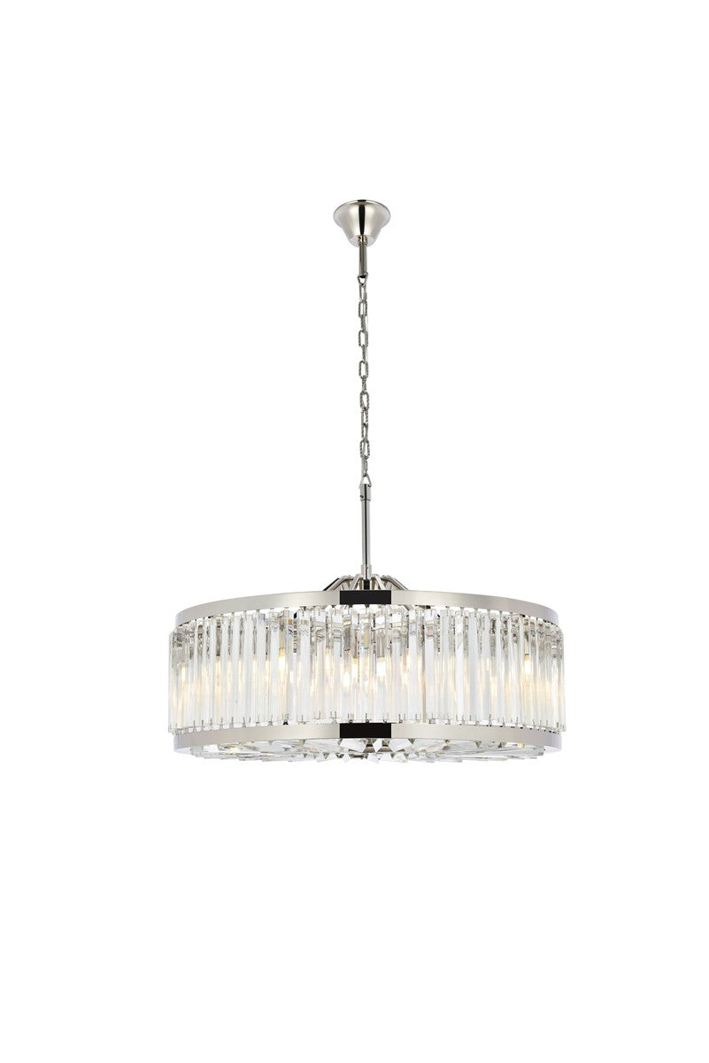 Elegant Chelsea 1203D35PN/RC Chandelier Light - Polished Nickel