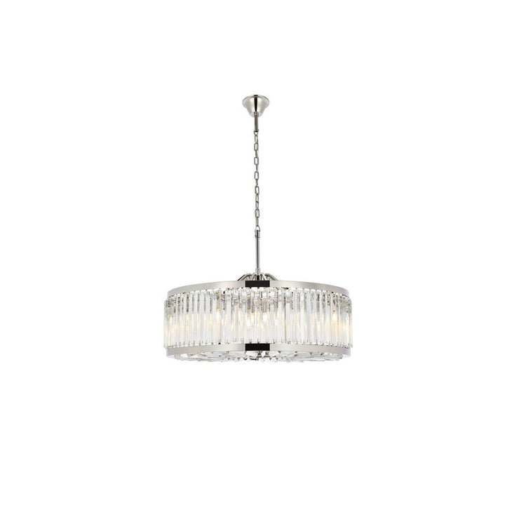 Elegant Chelsea 1203D35PN/RC Chandelier Light - Polished Nickel