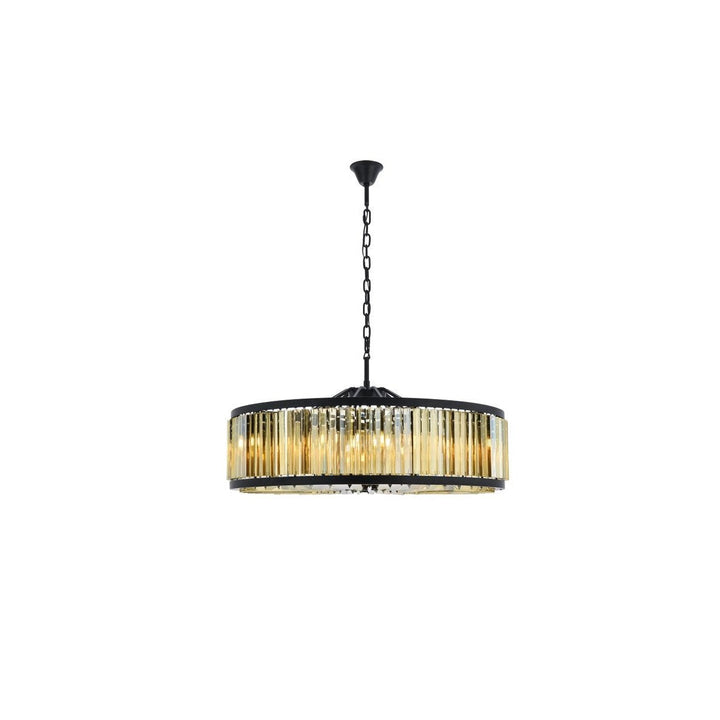 Elegant Chelsea 1203G43MB-GT/RC Pendant Light - Matte Black