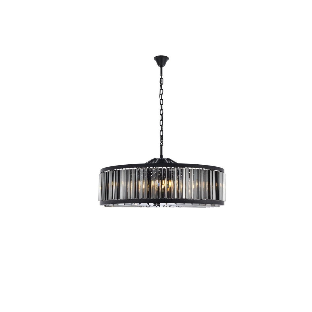 Elegant Chelsea 1203G43MB-SS/RC Pendant Light - Matte Black