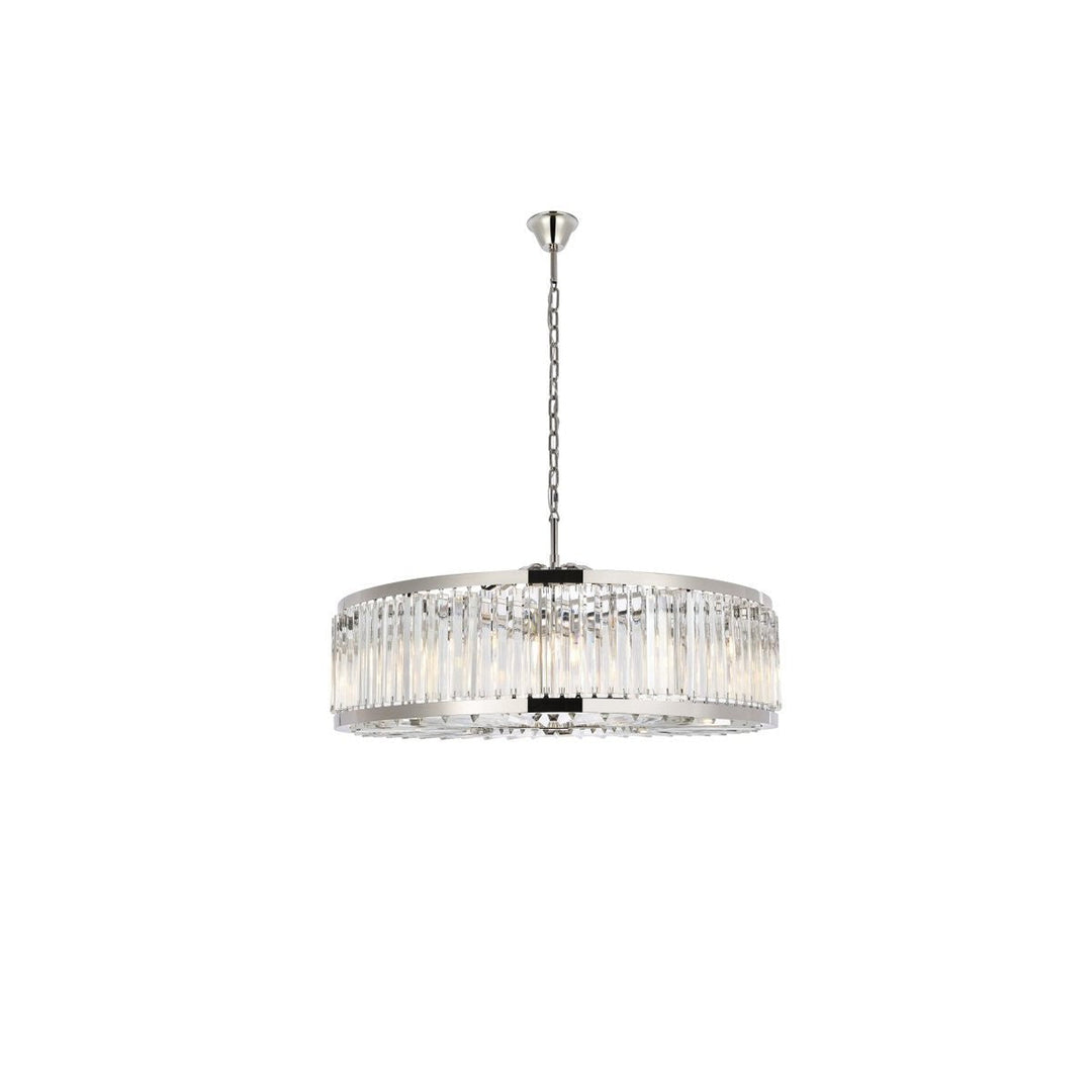 Elegant Chelsea 1203G43PN/RC Pendant Light - Polished Nickel