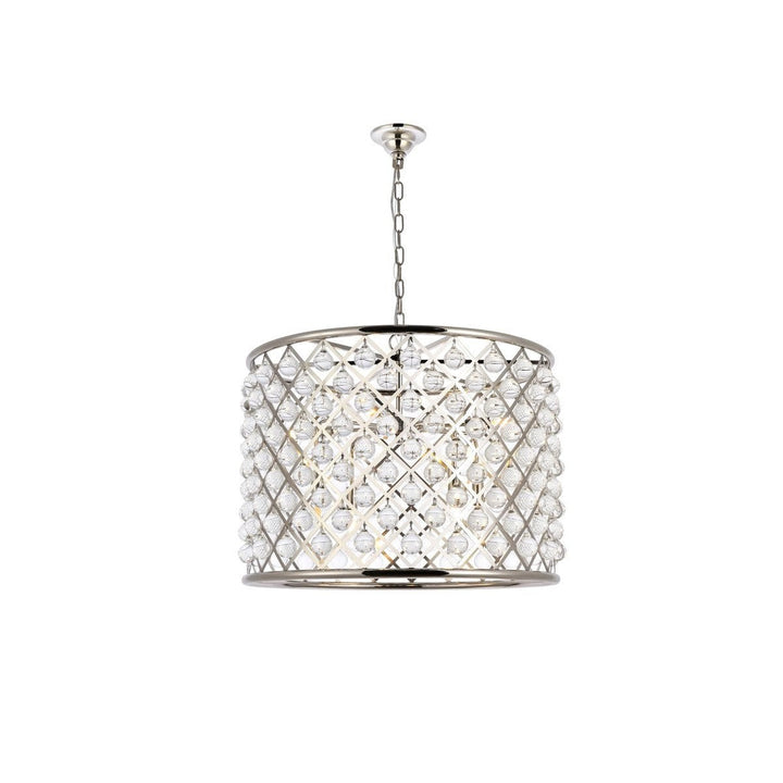 Elegant Madison 1204D27PN/RC Chandelier Light - Polished Nickel