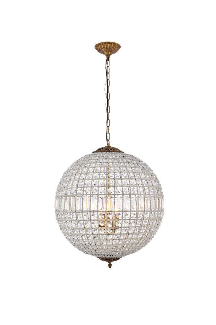 Elegant Olivia 1205D24FG/RC Chandelier Light - French Gold