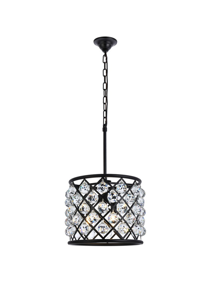 Elegant Madison 1206D14MB/RC Pendant Light - Matte Black