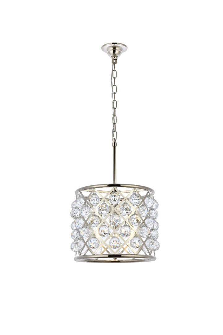 Elegant Madison 1206D14PN/RC Pendant Light - Polished Nickel