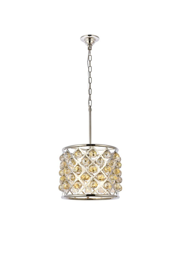 Elegant Madison 1206D14PN-GT/RC Pendant Light - Polished Nickel