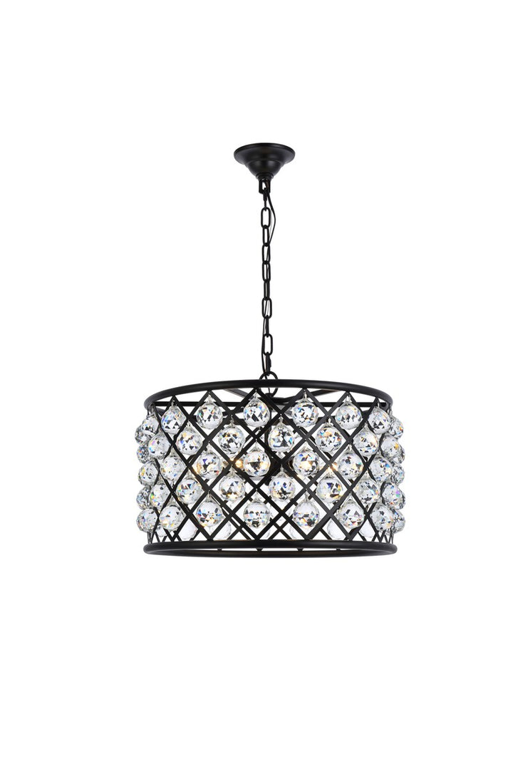 Elegant Madison 1206D20MB/RC Pendant Light - Matte Black