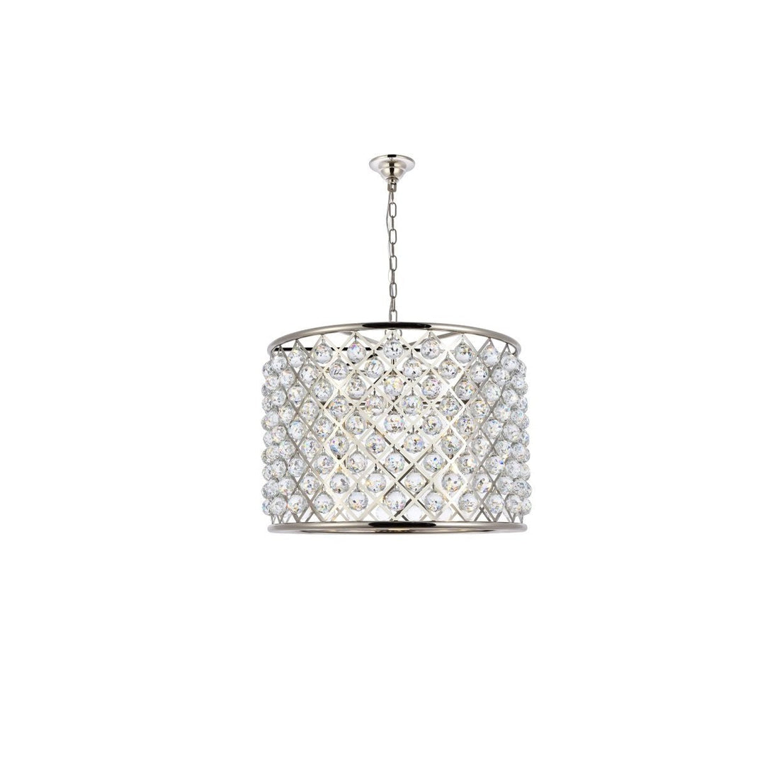 Elegant Madison 1206D27PN/RC Chandelier Light - Polished Nickel