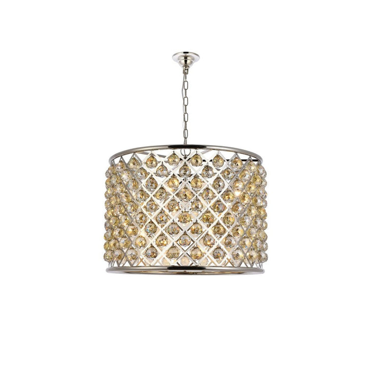 Elegant Madison 1206D27PN-GT/RC Chandelier Light - Polished Nickel