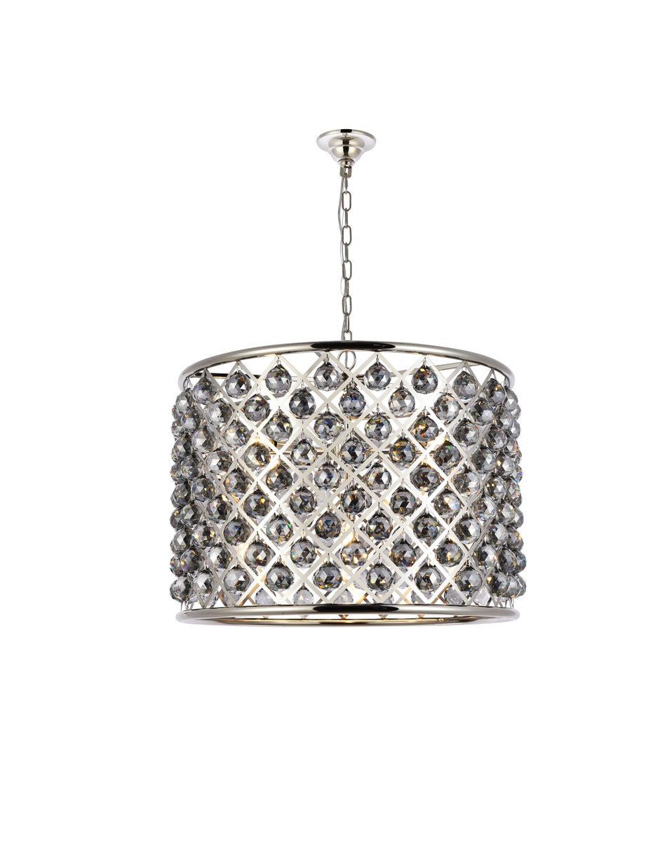 Elegant Madison 1206D27PN-SS/RC Pendant Light - Polished Nickel