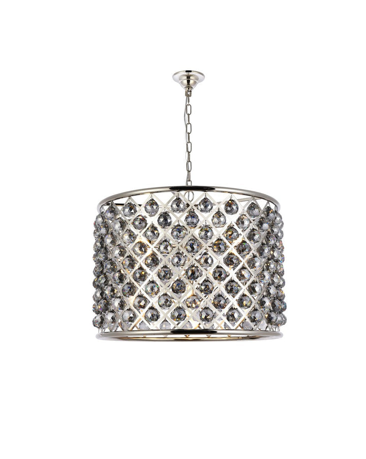 Elegant Madison 1206D27PN-SS/RC Pendant Light - Polished Nickel