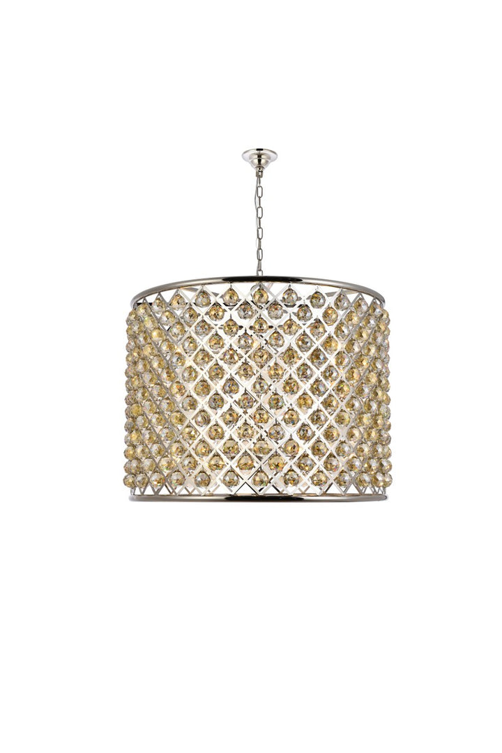 Elegant Madison 1206D35PN-GT/RC Chandelier Light - Polished Nickel