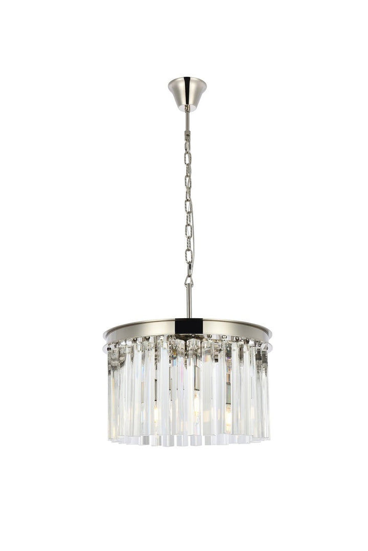 Elegant Sydney 1208D16PN/RC Pendant Light - Polished Nickel