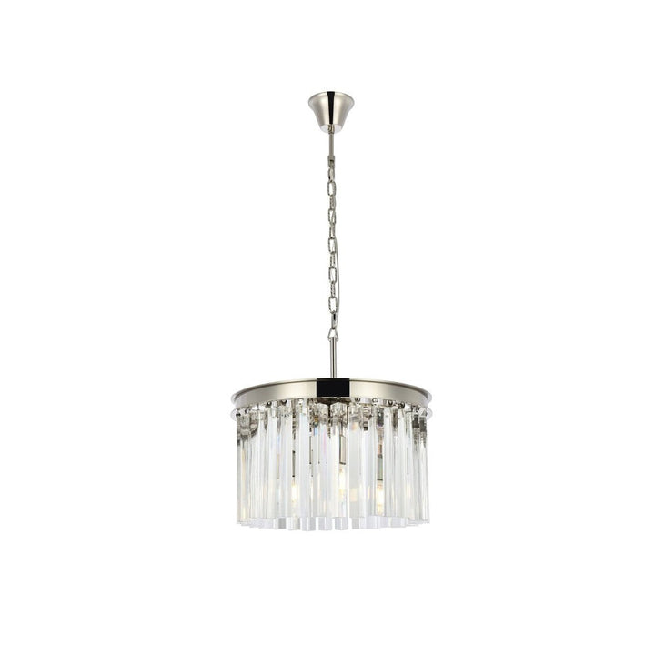 Elegant Sydney 1208D16PN/RC Pendant Light - Polished Nickel