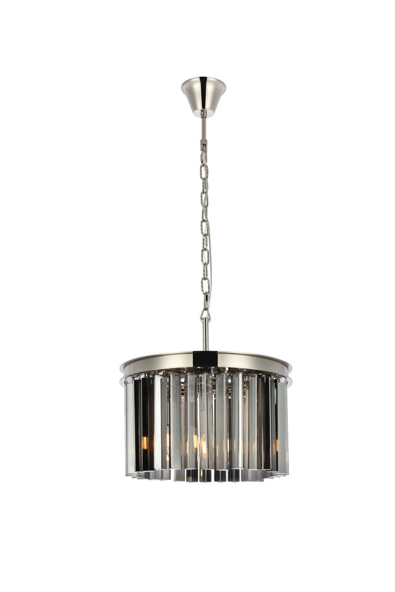 Elegant Sydney 1208D16PN-SS/RC Pendant Light - Polished Nickel