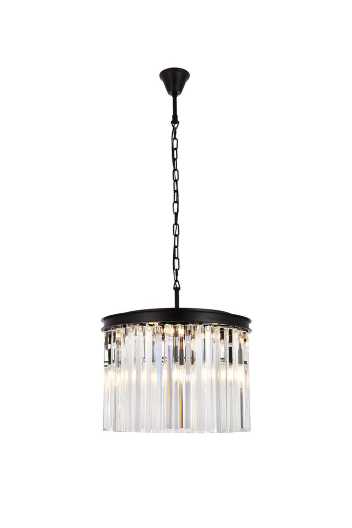 Elegant Sydney 1208D20MB/RC Pendant Light - Matte Black