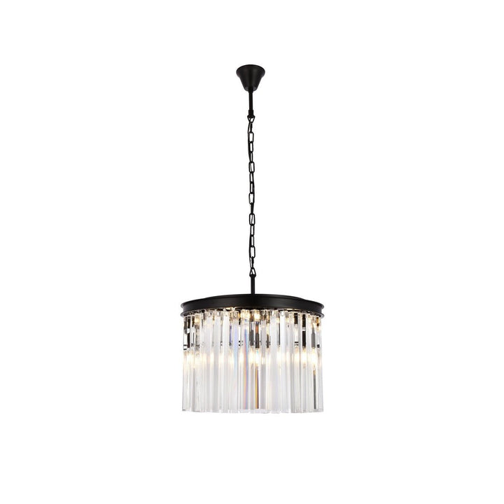 Elegant Sydney 1208D20MB/RC Pendant Light - Matte Black