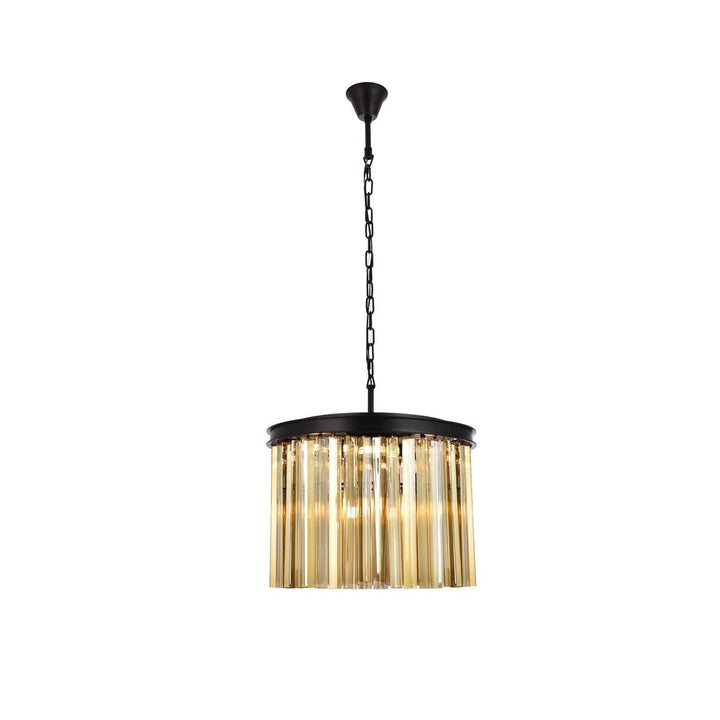 Elegant Sydney 1208D20MB-GT/RC Pendant Light - Matte Black