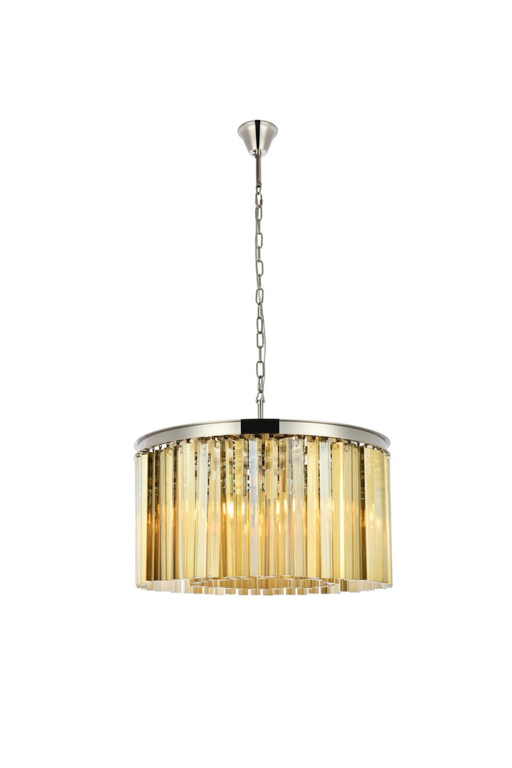 Elegant Sydney 1208D26PN-GT/RC Chandelier Light - Polished Nickel