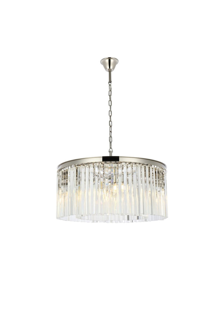 Elegant Sydney 1208D31PN/RC Pendant Light - Polished Nickel