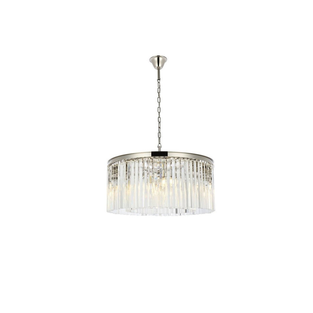 Elegant Sydney 1208D31PN/RC Pendant Light - Polished Nickel