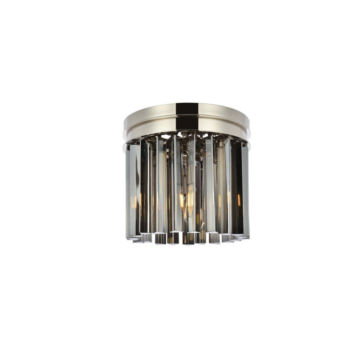 Elegant Sydney 1208F12PN-SS/RC Ceiling Light - Polished Nickel