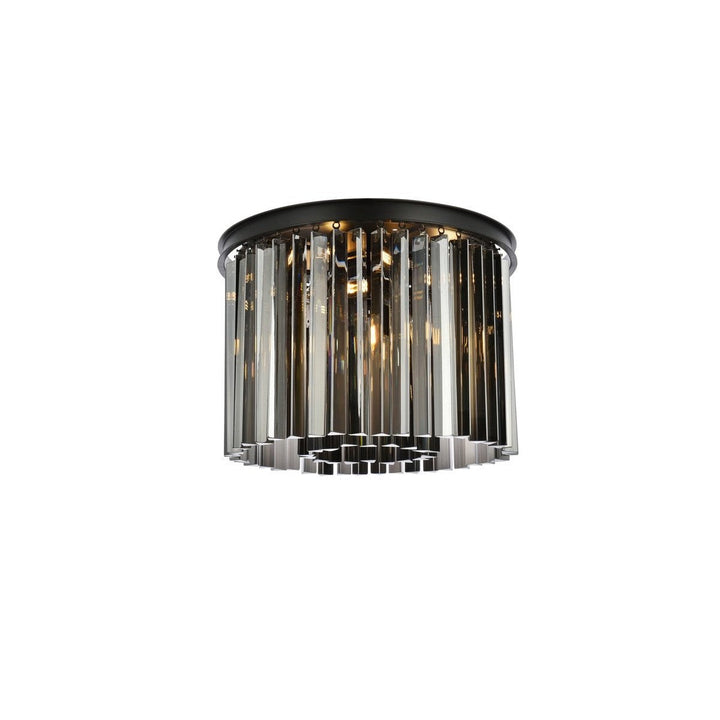 Elegant Sydney 1208F20MB-SS/RC Ceiling Light - Matte Black