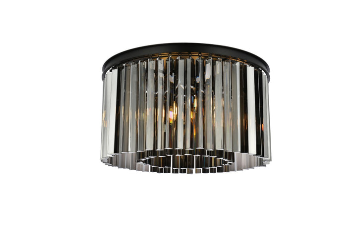 Elegant Sydney 1208F26MB-SS/RC Ceiling Light - Matte Black