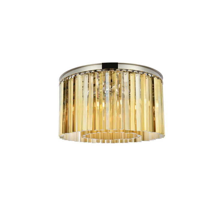 Elegant Sydney 1208F26PN-GT/RC Ceiling Light - Polished Nickel