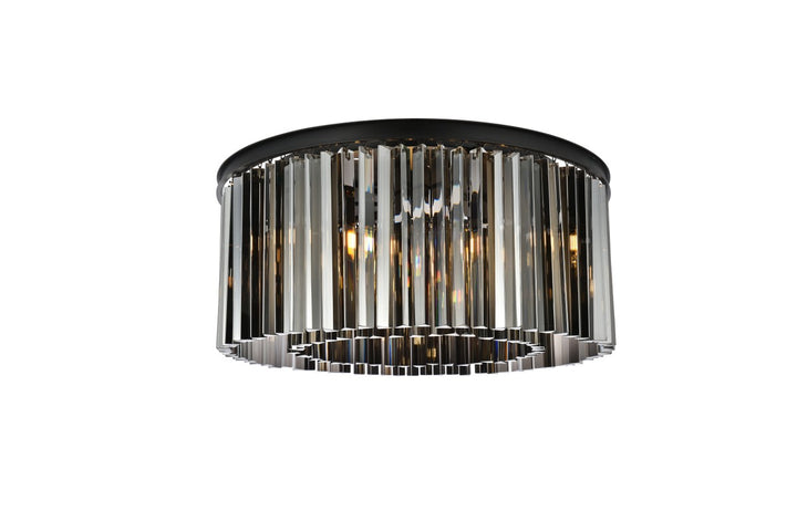 Elegant Sydney 1208F31MB-SS/RC Ceiling Light - Matte Black