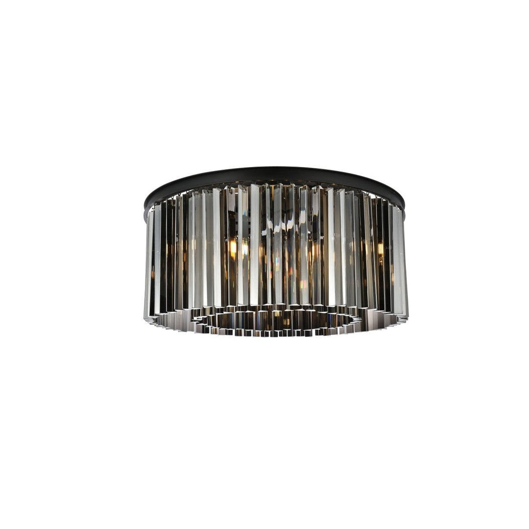 Elegant Sydney 1208F31MB-SS/RC Ceiling Light - Matte Black