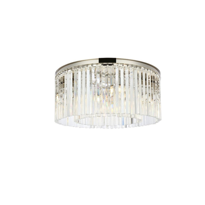 Elegant Sydney 1208F31PN/RC Ceiling Light - Polished Nickel