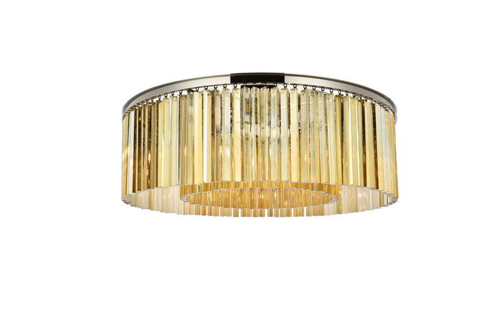 Elegant Sydney 1208F43PN-GT/RC Ceiling Light - Polished Nickel