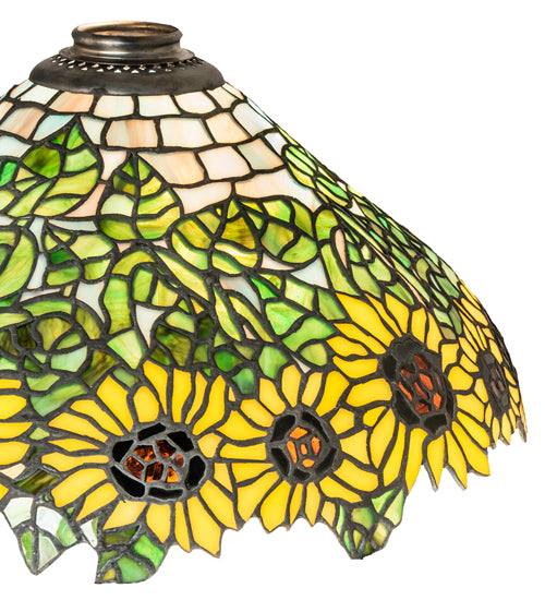 Meyda Tiffany Lighting 65822 Wild Sunflower Shade Lamp Shade Multicolored