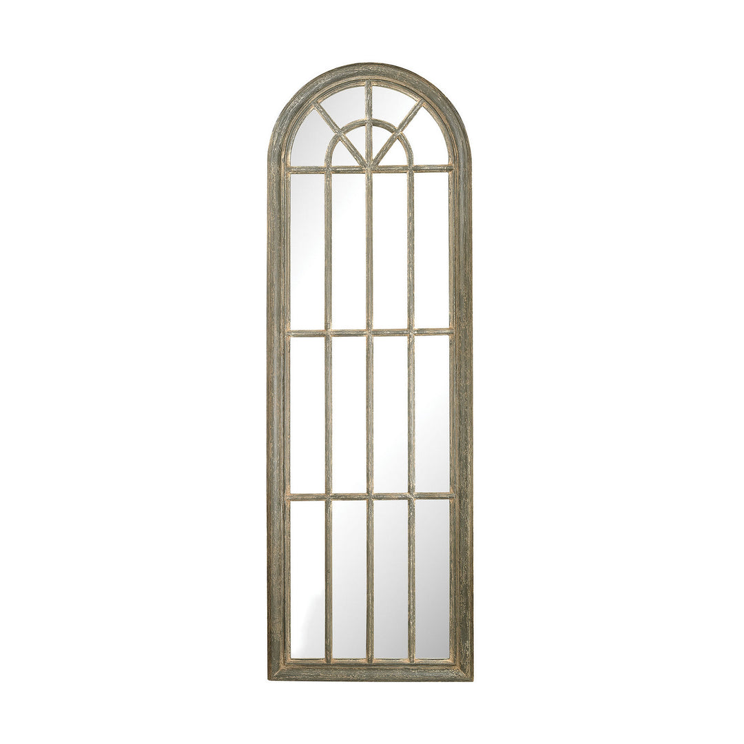 Elk Lighting 6100-007  Arched Windowpane Mirror Gray