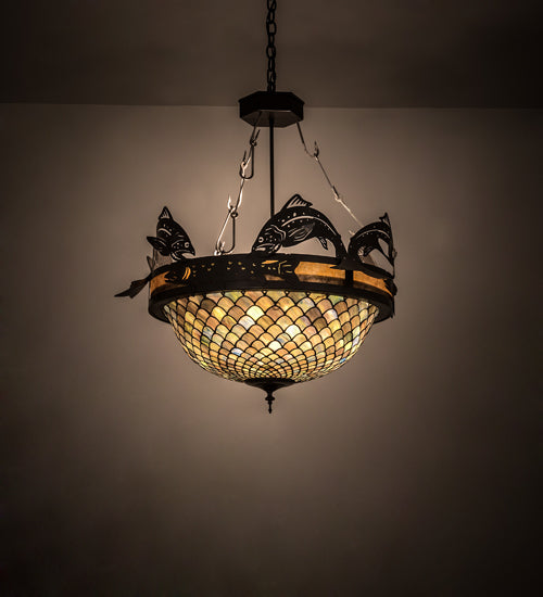 Meyda Tiffany Catch Of The Day 65857 Pendant Light - Timeless Bronze