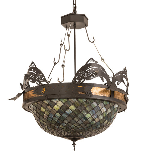 Meyda Tiffany Catch Of The Day 65857 Pendant Light - Timeless Bronze