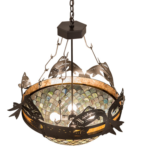 Meyda Tiffany Catch Of The Day 65857 Pendant Light - Timeless Bronze