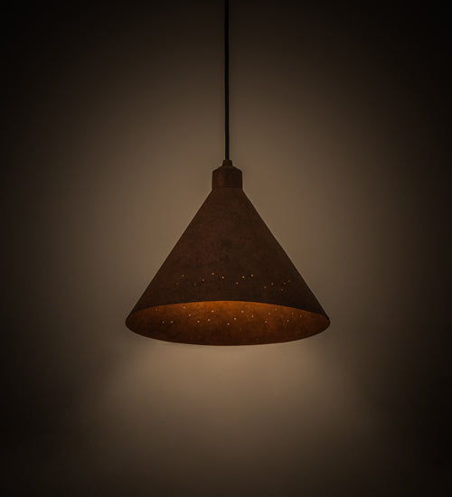 Meyda Tiffany Cone 65862 Pendant Light - Rust