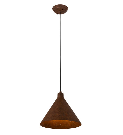 Meyda Tiffany Cone 65862 Pendant Light - Rust