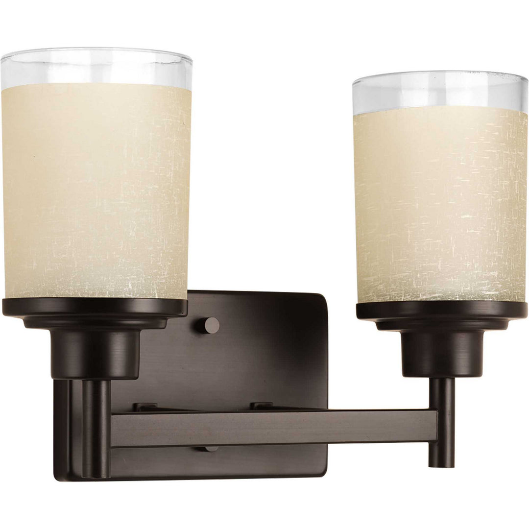 Progress Alexa P2977-20 Bath Vanity Light 13 in. wide - Antique Bronze