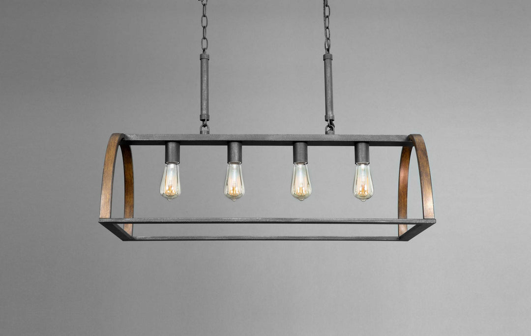 Progress Trestle P4720-71 Pendant Light - Gilded Iron
