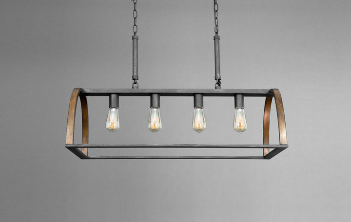 Progress Trestle P4720-71 Pendant Light - Gilded Iron