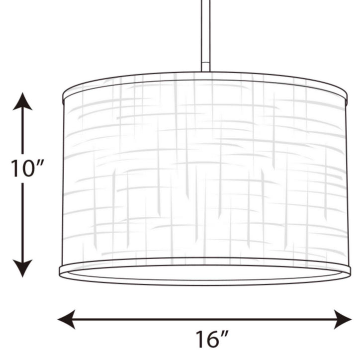 Progress Lighting P8829-56 Markor Drum Shade Lamp Shade Light