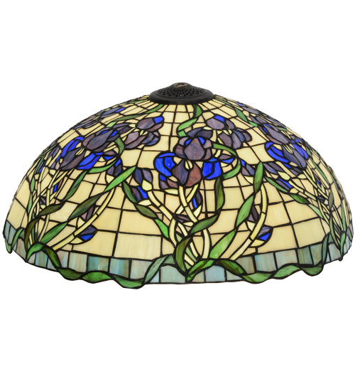 Meyda Tiffany Lighting 65961 Iris Shade Lamp Shade Multicolored