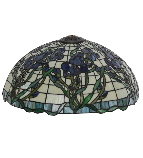 Meyda Tiffany Lighting 65961 Iris Shade Lamp Shade Multicolored