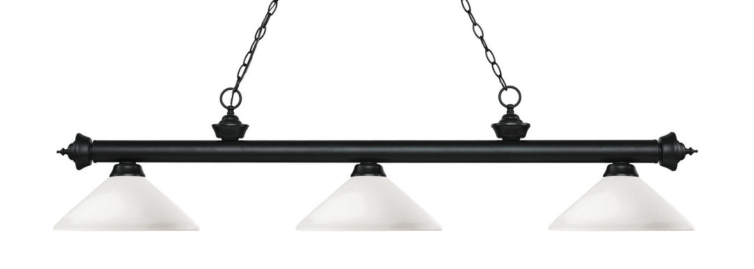 Z-Lite Riviera 200-3MB-AMO14 Pendant Light - Matte Black