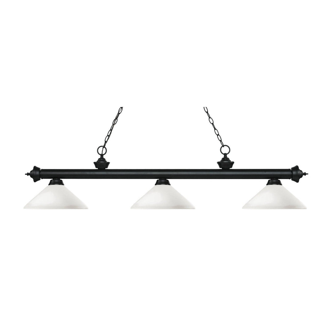 Z-Lite Riviera 200-3MB-AMO14 Pendant Light - Matte Black